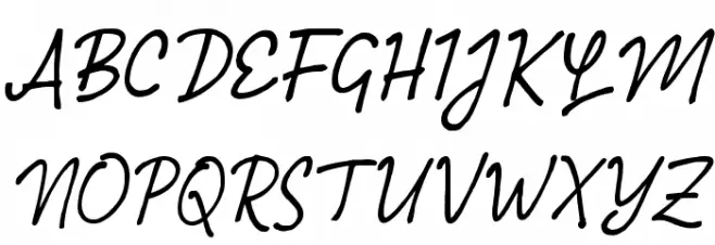 Pabeanya Script خط أحرف كبيرة