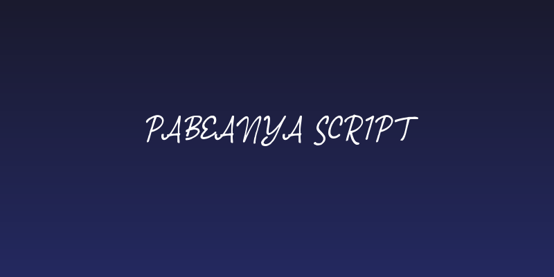 Pabeanya Script Social Header