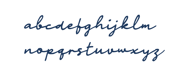 Pabeanya Script Lowercase