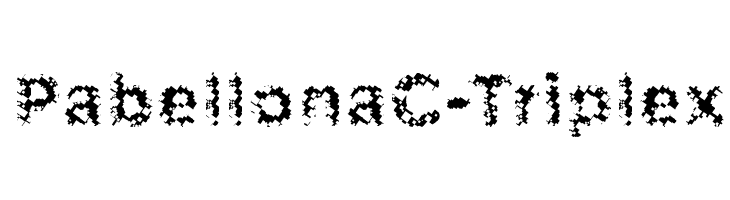 PabellonaC-Triplex  font caratteri gratis