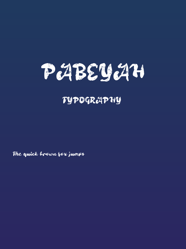 Pabeyah Poster