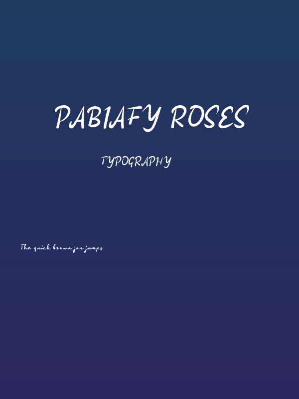 Pabiafy Roses Poster
