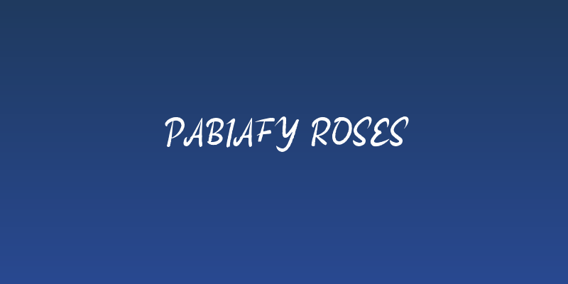 Pabiafy Roses Social Header