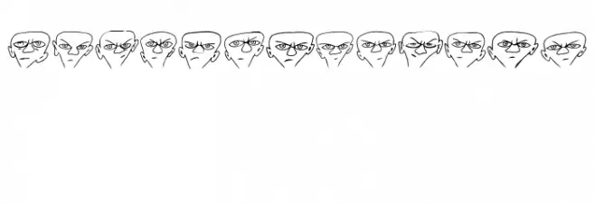 Pablo Regular Schriftart Groß