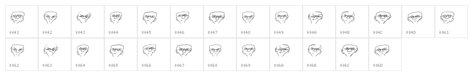 Pablo Regular Character Map