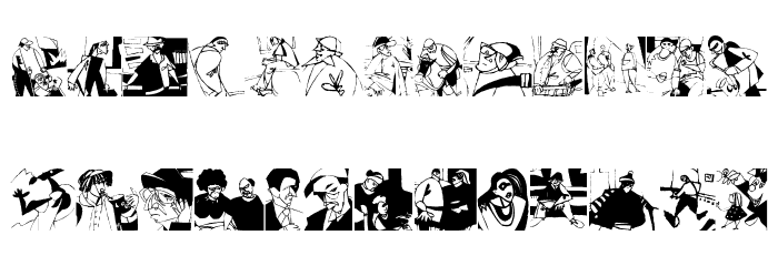 PabloInTownA Font LOWERCASE