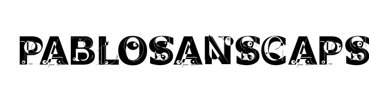 PabloSansCaps  नि: शुल्क फ़ॉन्ट्स डाउनलोड