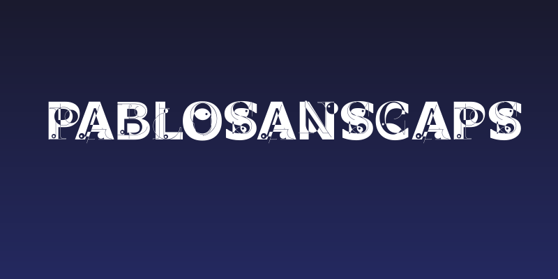 PabloSansCaps Social Header