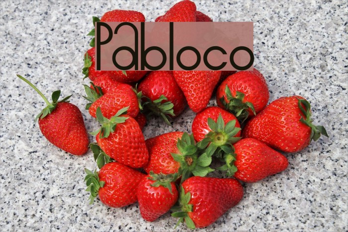Pabloco Font examples