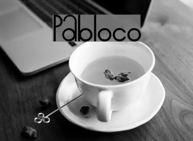 Pabloco Font examples