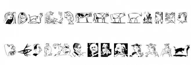 Pabloesques フォント 大文字