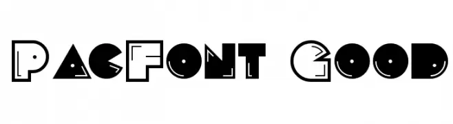 PacFont Good  Скачать бесплатные шрифты