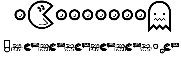 PacFont Good Font OTHER CHARS