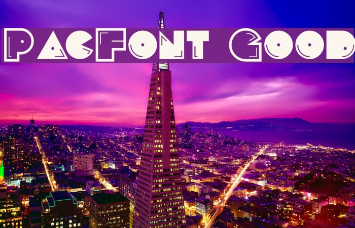 PacFont Good Font examples
