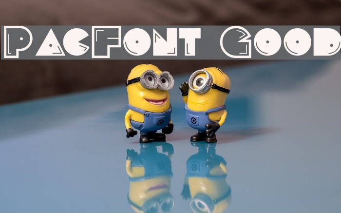 PacFont Good Font examples