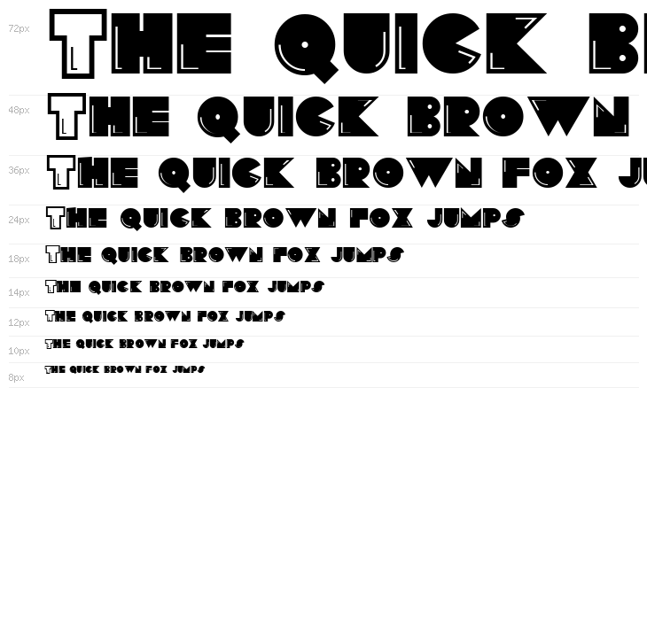 PacFont Good Waterfall