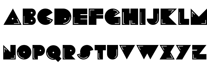 PacFont Good Font LOWERCASE