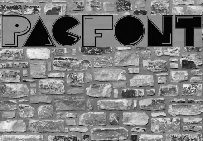 PacFont Fonte examples