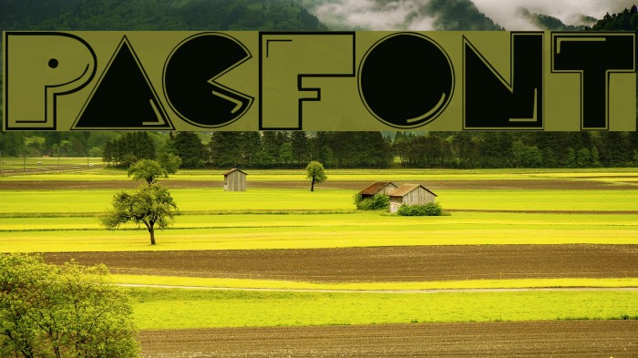 PacFont Font examples