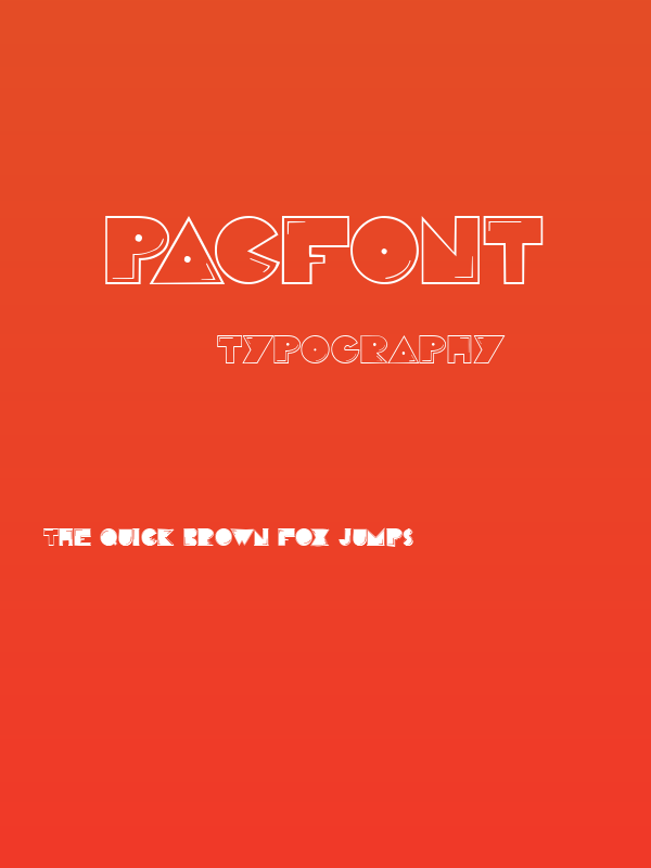PacFont Poster