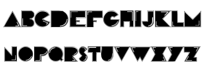 PacFont Font LOWERCASE