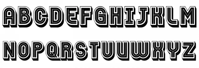Pacceti Regular Шрифта ВЕРХНИЙ