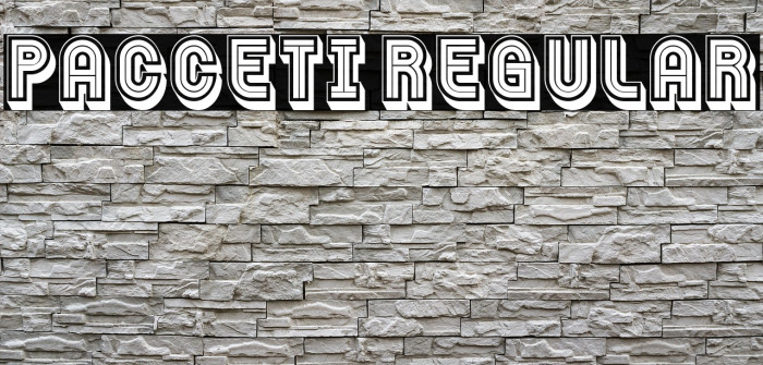 Pacceti Regular Example 1