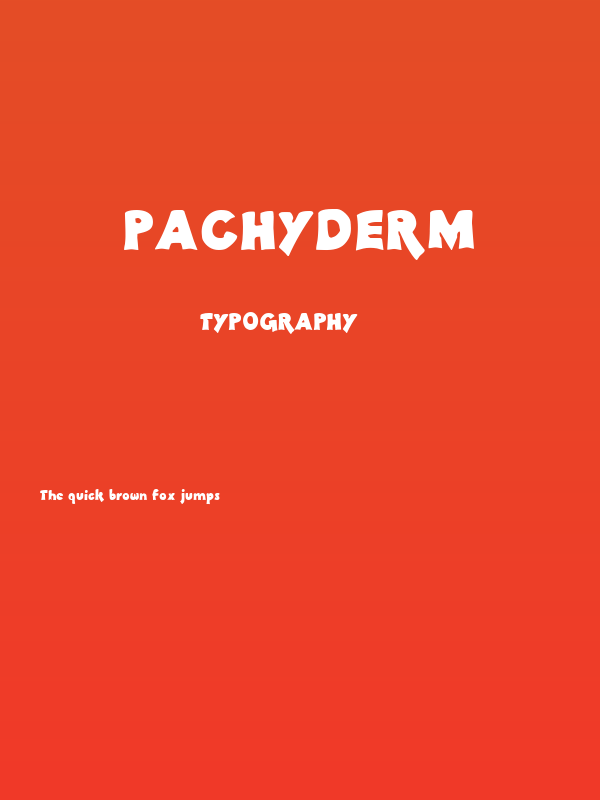 Pachyderm Poster