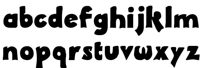 Pachyderm Font LOWERCASE