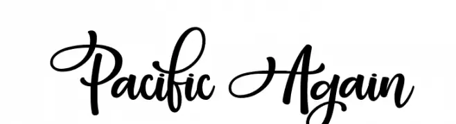 Pacific Again  font caratteri gratis