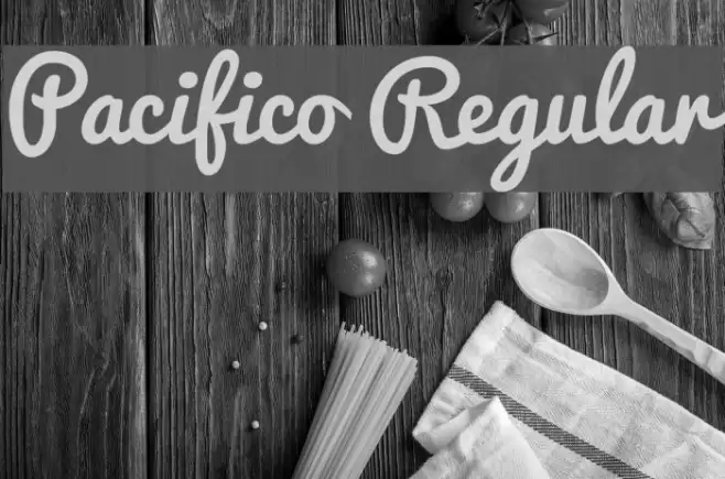 Pacifico Regular Font examples