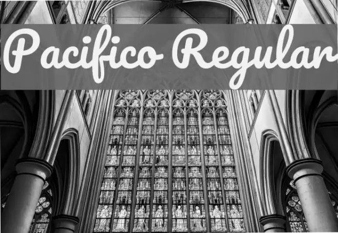 Pacifico Regular Font examples