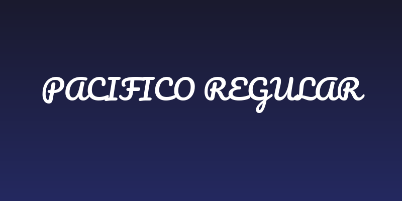 Pacifico Regular Social Header