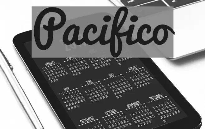 Pacifico Font examples