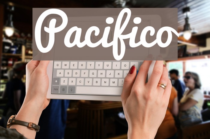 Pacifico Font examples