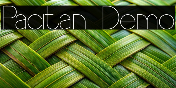 Pacitan Demo Example 1