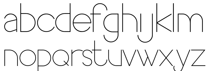 Pacitan Demo Font LOWERCASE