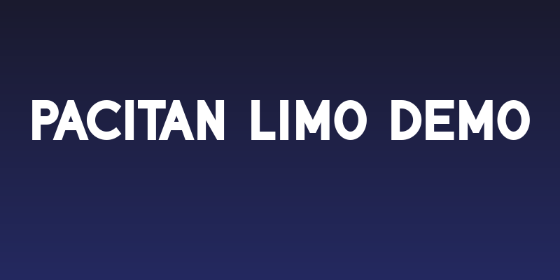 Pacitan Limo Demo Social Header