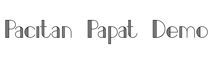 Pacitan Papat Demo  Frei Schriftart Herunterladen