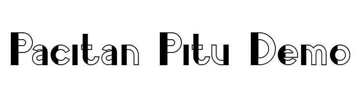 Pacitan Pitu Demo  baixar fontes gratis