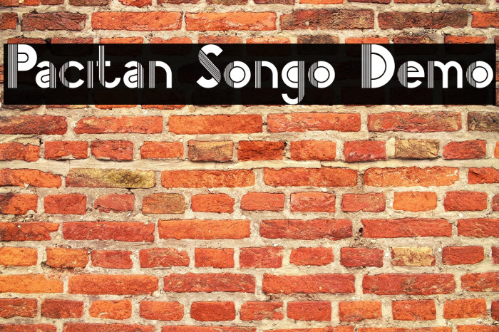 Pacitan Songo Demo Example 1