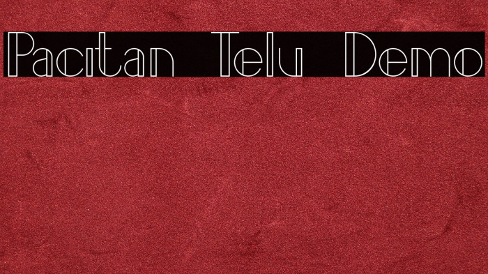 Pacitan Telu Demo Example 1