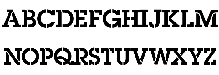 Benzin font