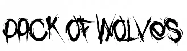 Pack of Wolves  नि: शुल्क फ़ॉन्ट्स डाउनलोड