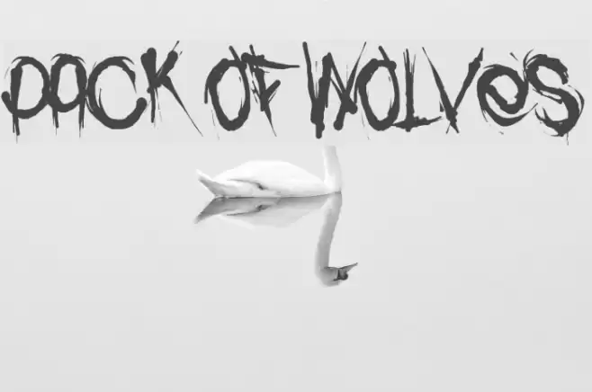 Pack of Wolves Font examples