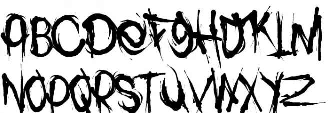 Pack of Wolves फ़ॉन्ट लोअरकेस