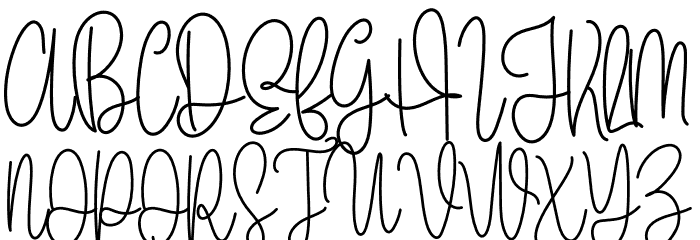 Package Font UPPERCASE