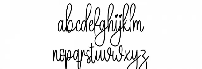 Package Font LOWERCASE