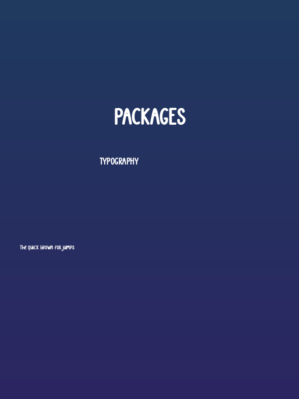 Packages Poster