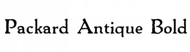 Packard Antique Bold  baixar fontes gratis